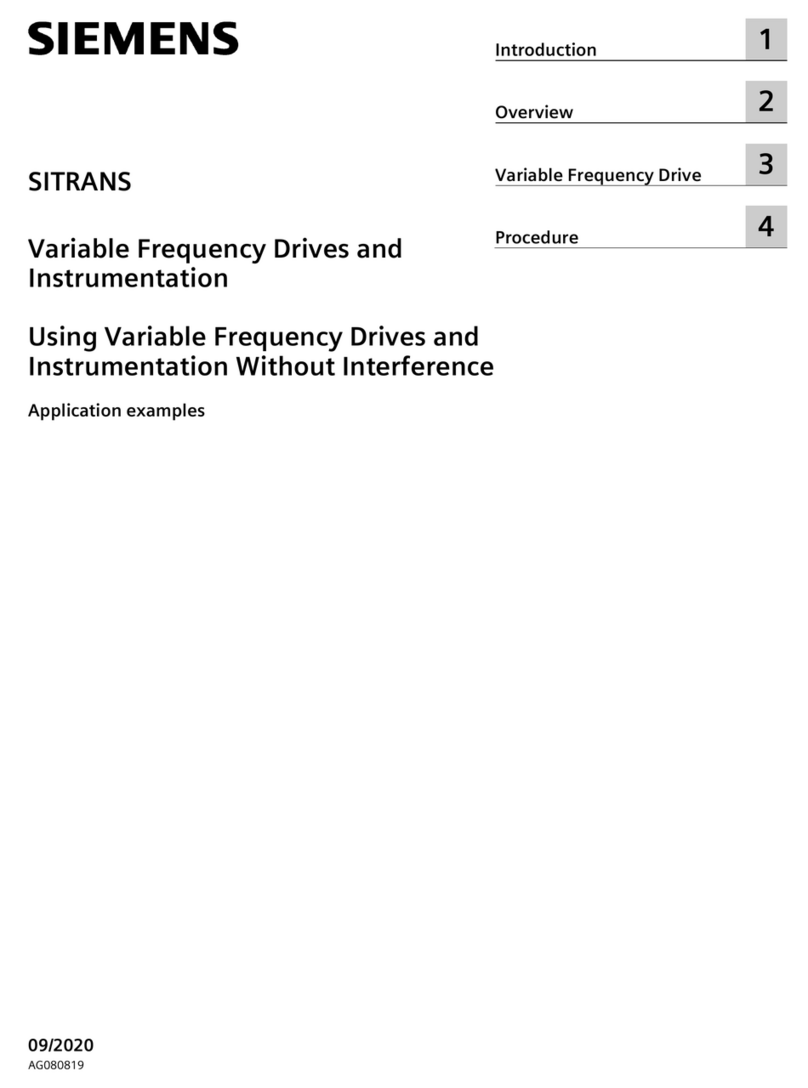 Siemens sitrans User manual