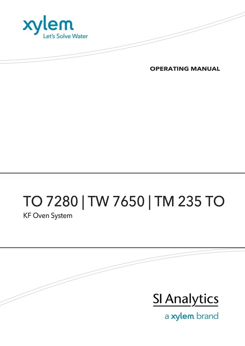 Xylem SI Analytics TO 7280 operating manual