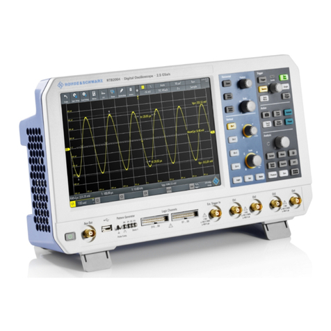 Rohde & Schwarz R&S RTB2000 User manual