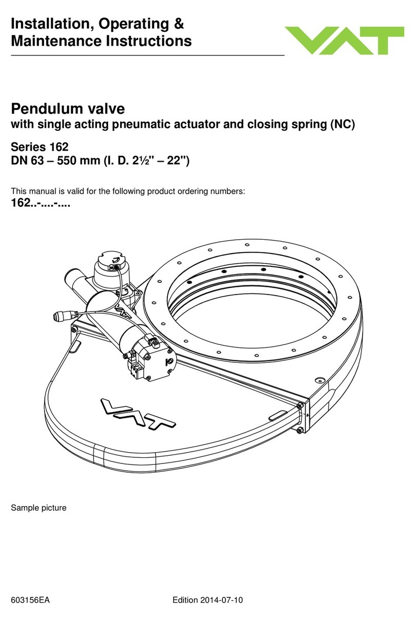VAT 162 Series Assembly instructions