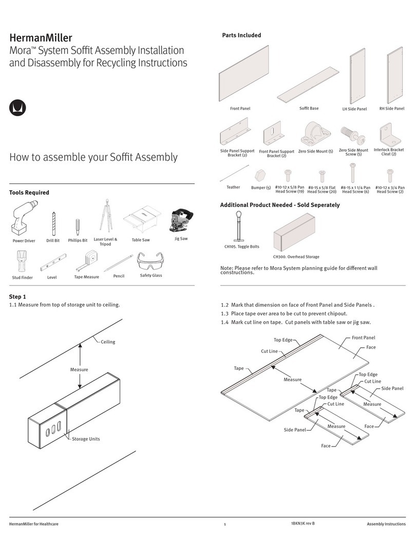 Herman Miller Mora User manual Herman Miller Mora User manual
