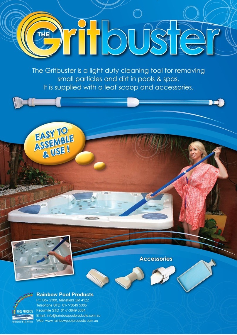 Rainbow Pool Products GritBuster Magic Wand W9320015 quick start guide