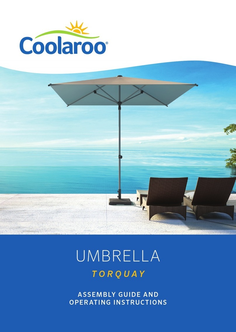 Gale Pacific Coolaroo TORQUAY Assembly Guide and Operating Instructions