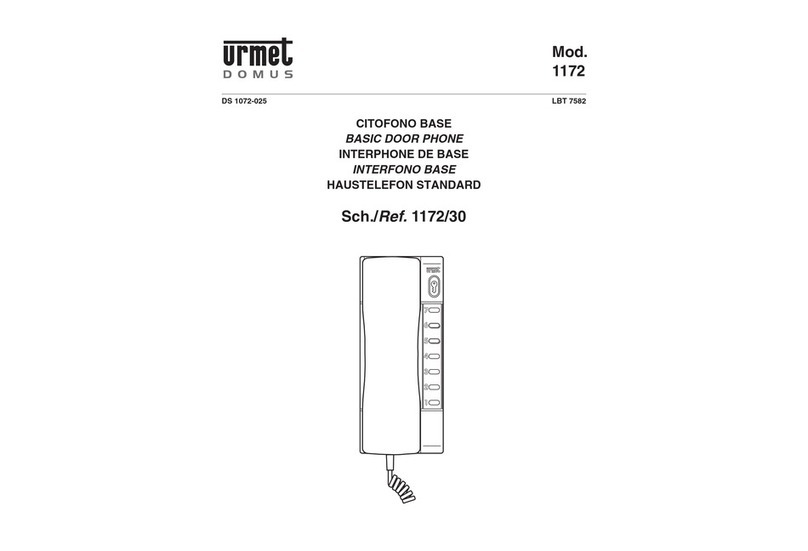 urmet domus 1172 User manual