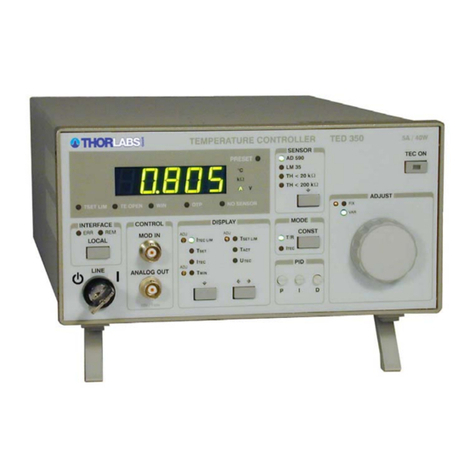 THORLABS TED350 User manual
