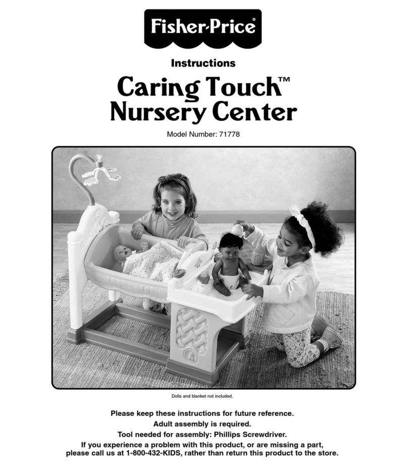 Fisher-Price Caring Touch Nursery Center 71778 instructions