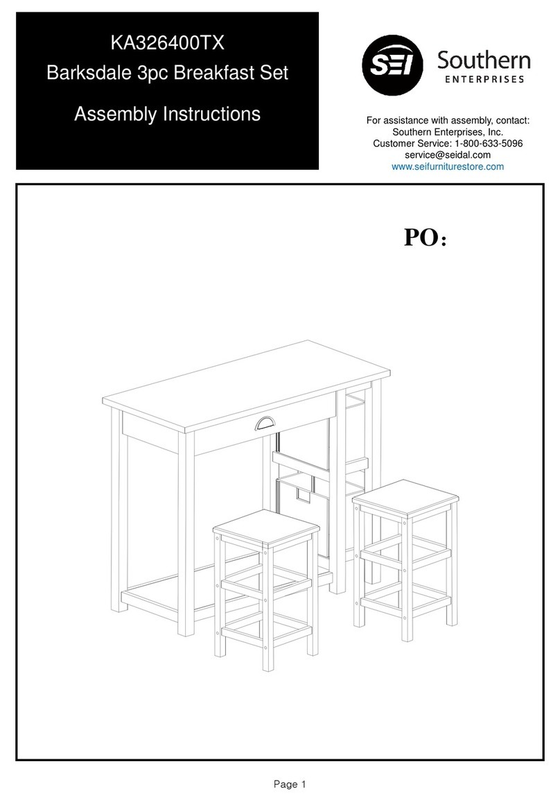 Southern Enterprises Barksdale KA326400TX Assembly instructions Southern Enterprises Barksdale KA326400TX Assembly instructions