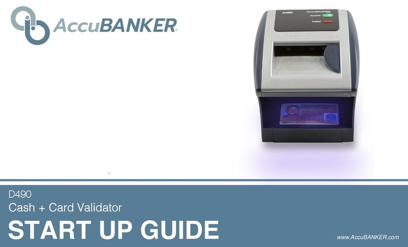 AccuBANKER D490 Startup guide