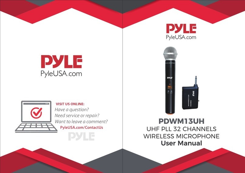 Pyle PDWM13UH user manual