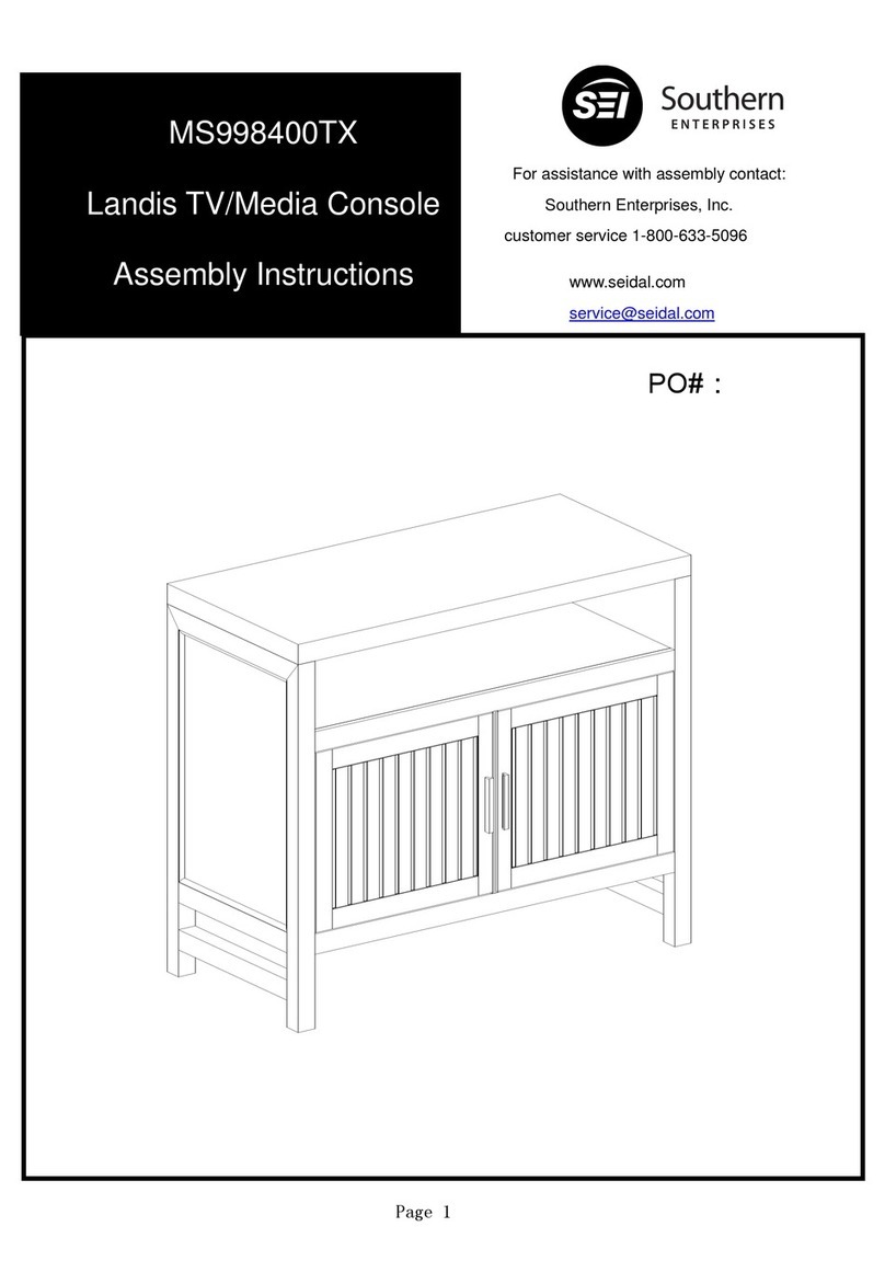 Southern Enterprises MS998400TX Assembly instructions