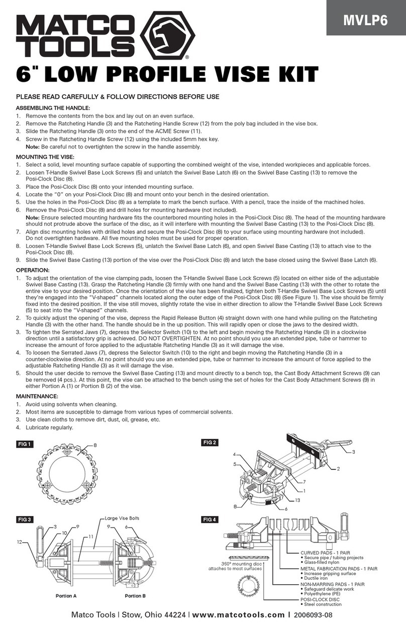 Matco Tools MVLP6 User manual