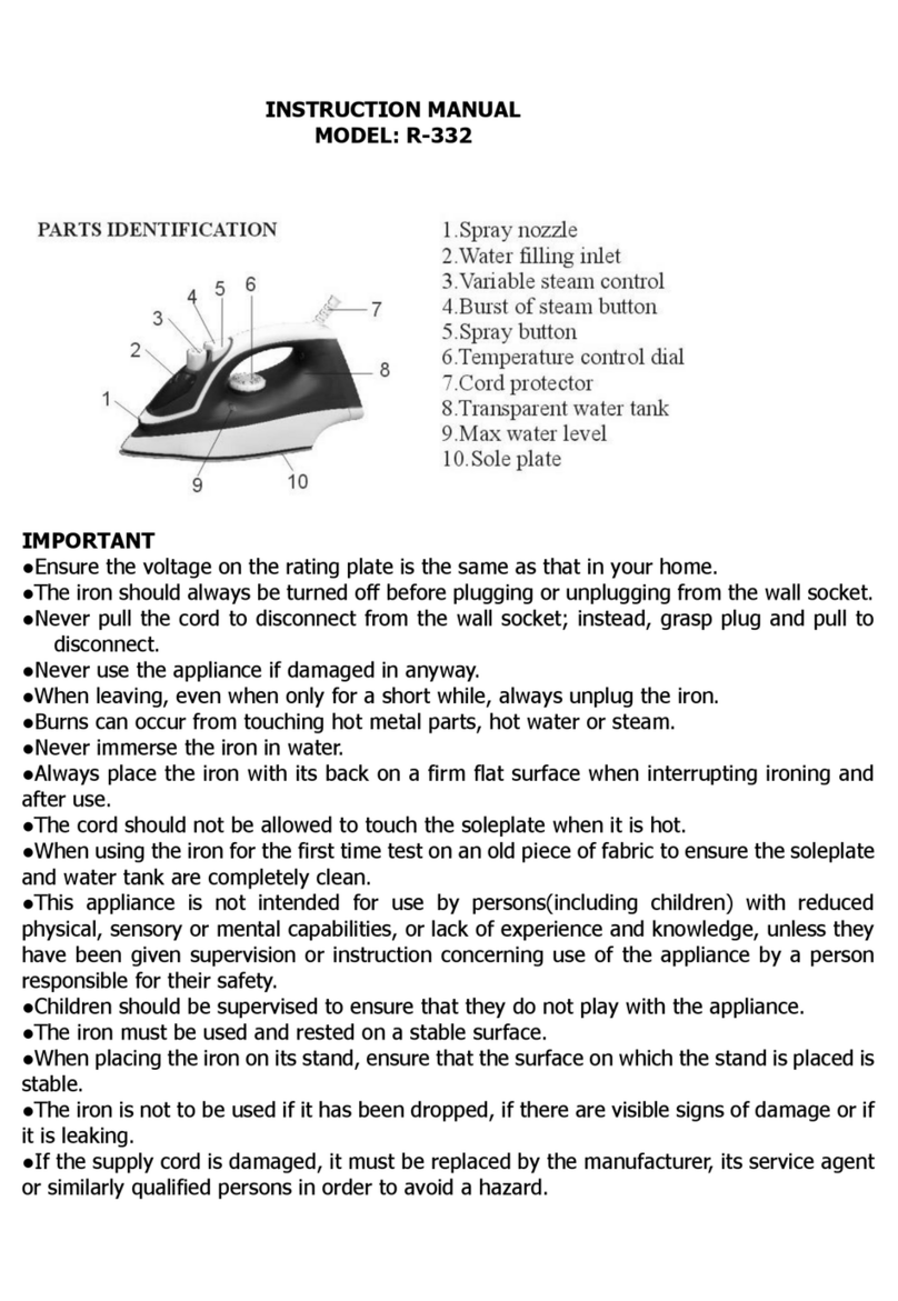 Vassilias R-332 User manual