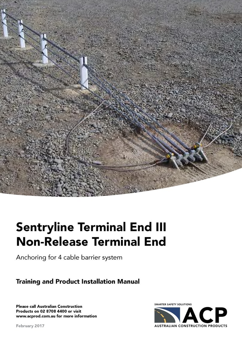 ACP Sentryline Terminal End 3 Training and Product Installation Manual