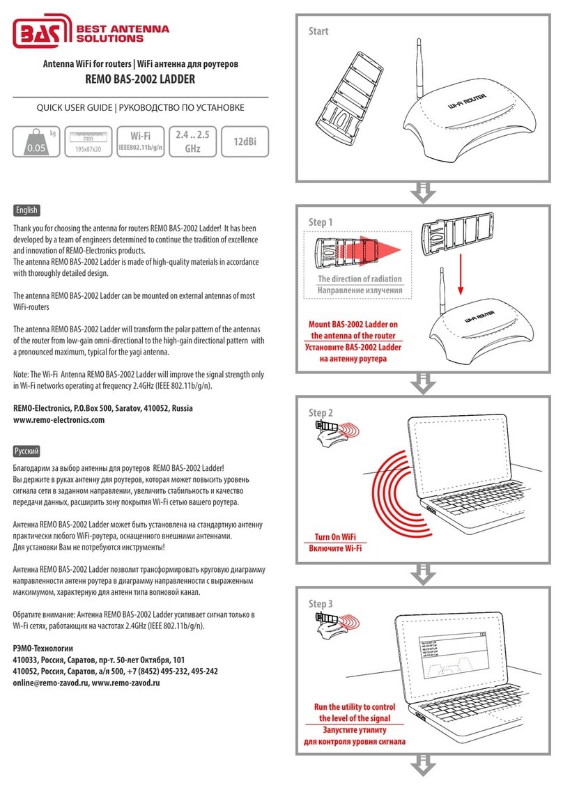 BAS REMO BAS-2002 LADDER Quick user guide