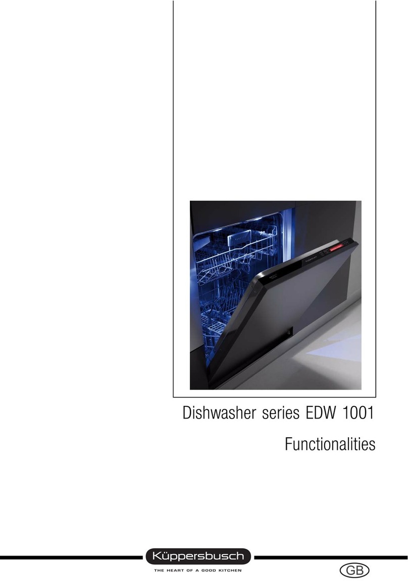 Kuppersbusch EDW 1001 Series manual