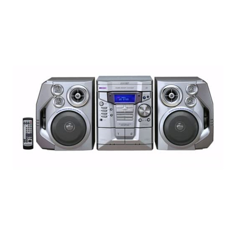 Sharp CD-MP700 User manual