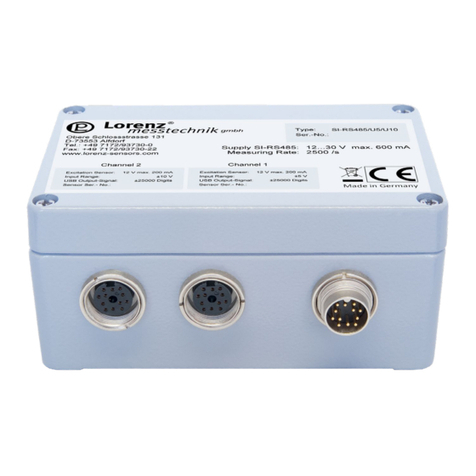 Lorenz SI-RS485 operating instructions