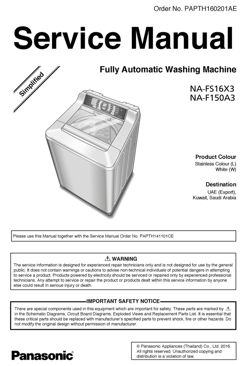 Panasonic NA-FS16X3 User manual