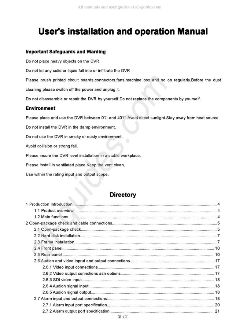 Eonboom AHD-FD series User's installation and operation manual