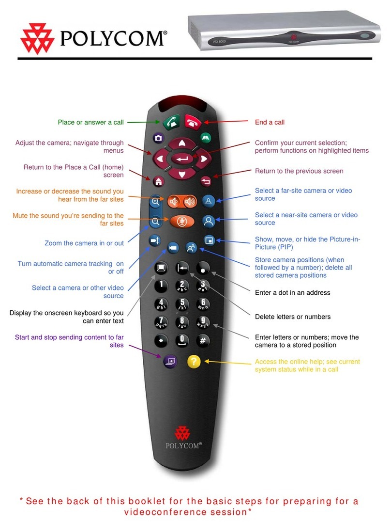 Polycom VSX 8800 Booklet