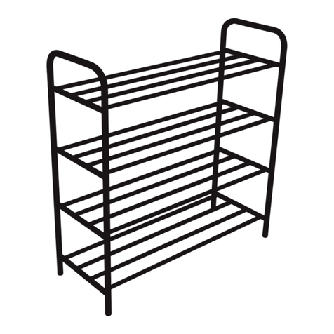 John Lewis FOUR TIER SHOE RACK User manual John Lewis FOUR TIER SHOE RACK User manual