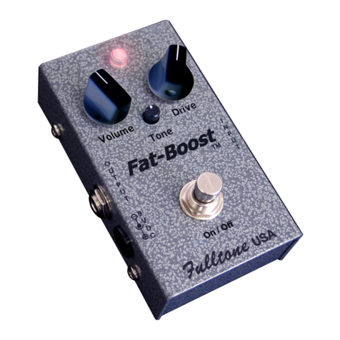 Fulltone Fat-Boost User manual