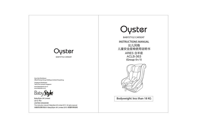 Baby Style Oyster ARIES ACLB-363 User manual