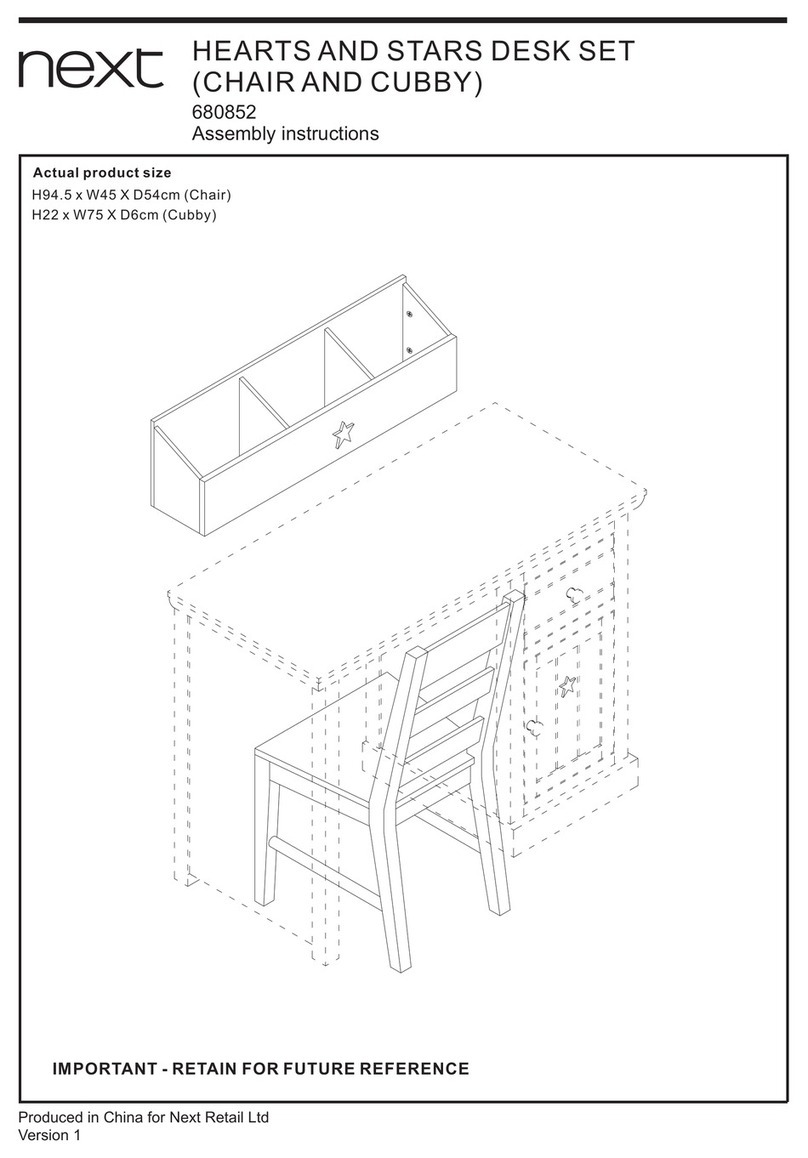 Next HEARTS AND STARS 680852 User manual Next HEARTS AND STARS 680852 User manual