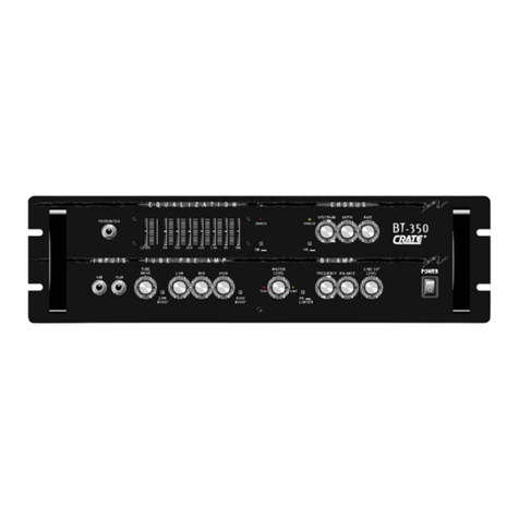 Crate THUNDERBASS BT-350 User manual