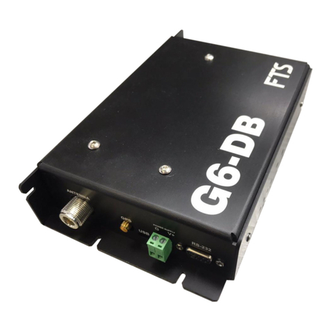 FTS G6-DB Operator's manual