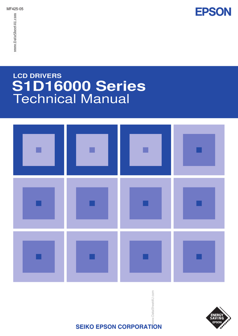 Epson S1D16000 Series Technical manual
