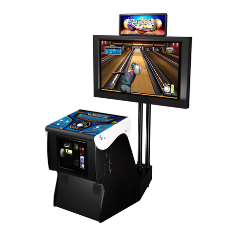 Incredible Technologies Silver Strike LIVE Showpiece Video and Audio Connections Guide