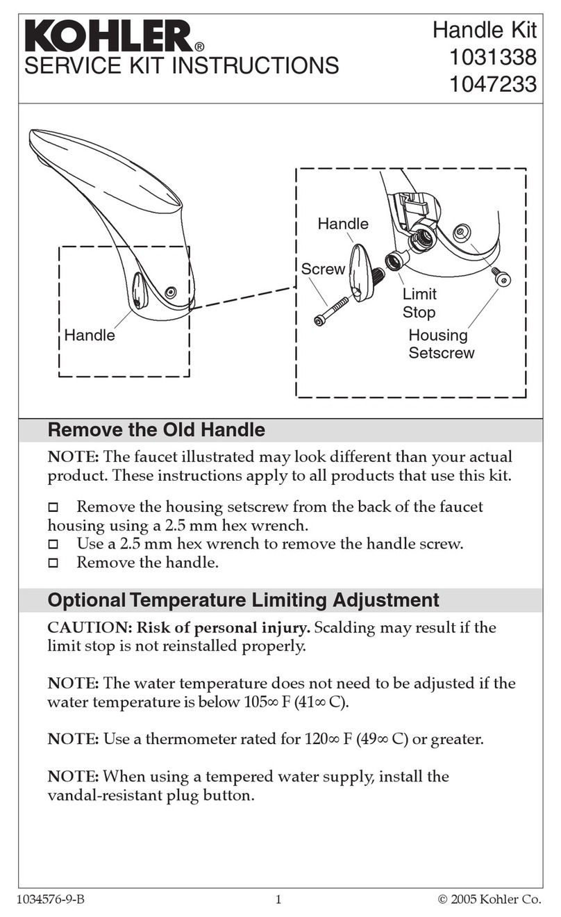 Kohler 1031338 Manual