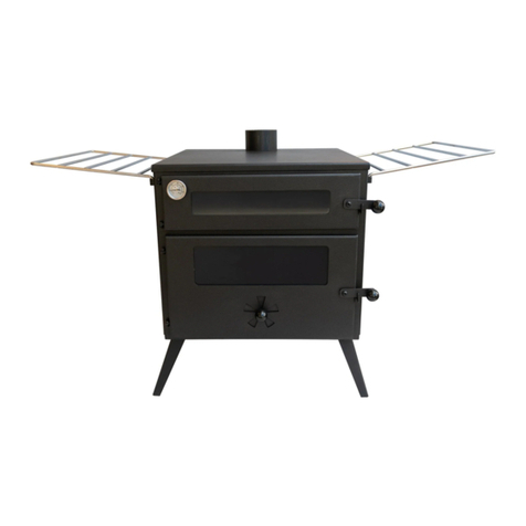 Boutique Camping Original Pizza Oven manual