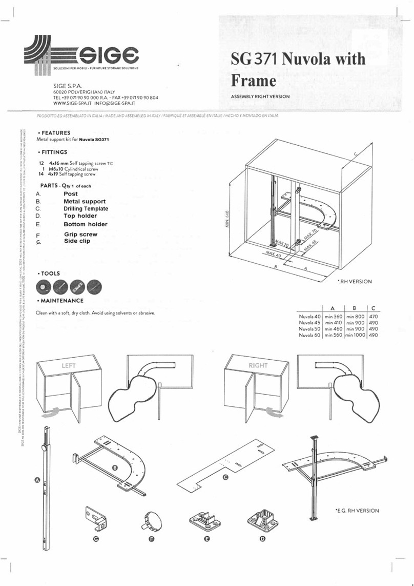SIGE Nuvola SG371 User manual