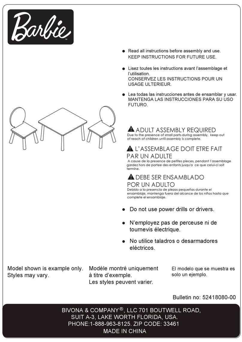 Barbie 524180-80 User manual