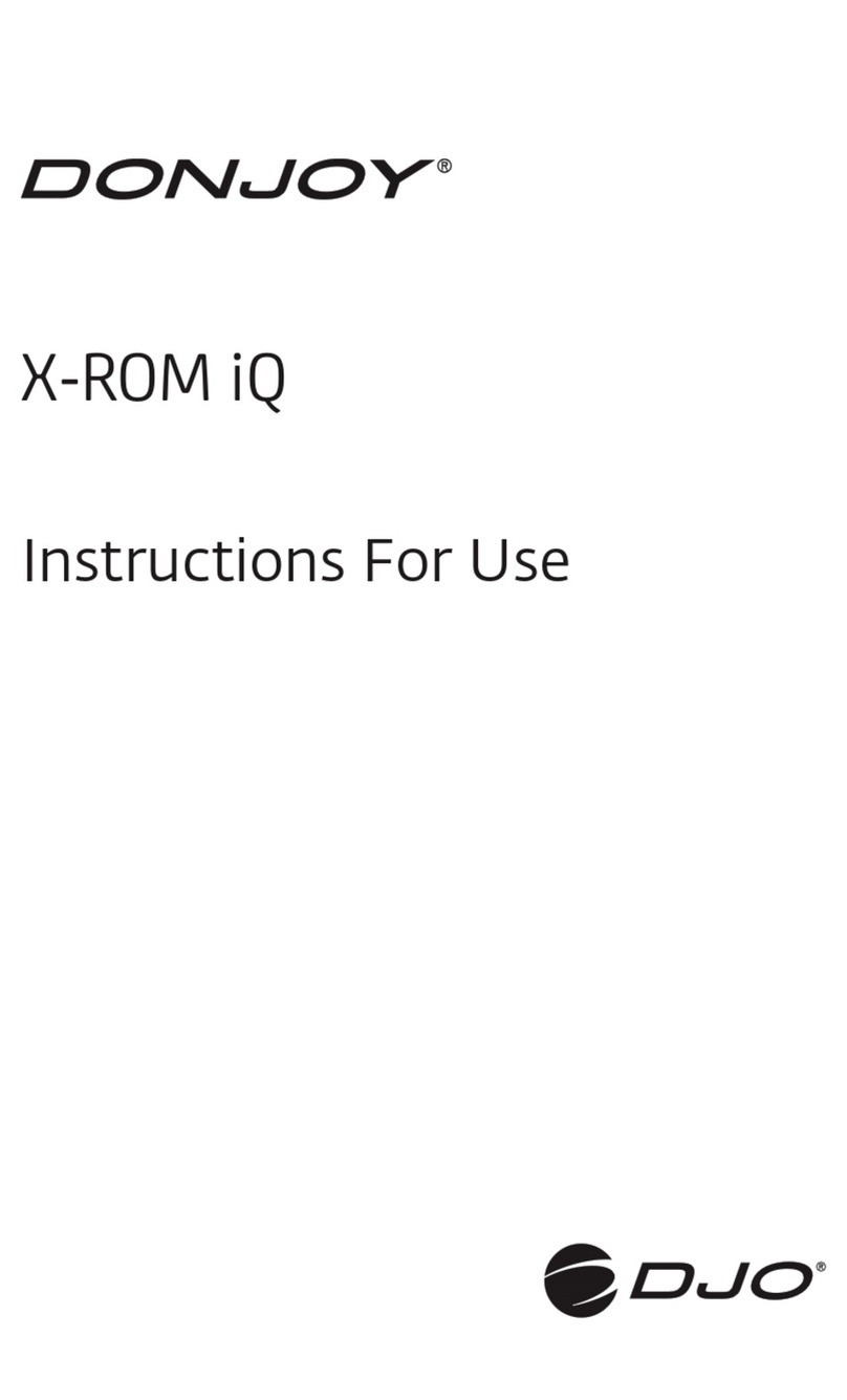 DJO Donjoy X-ROM iQ Instructions for use
