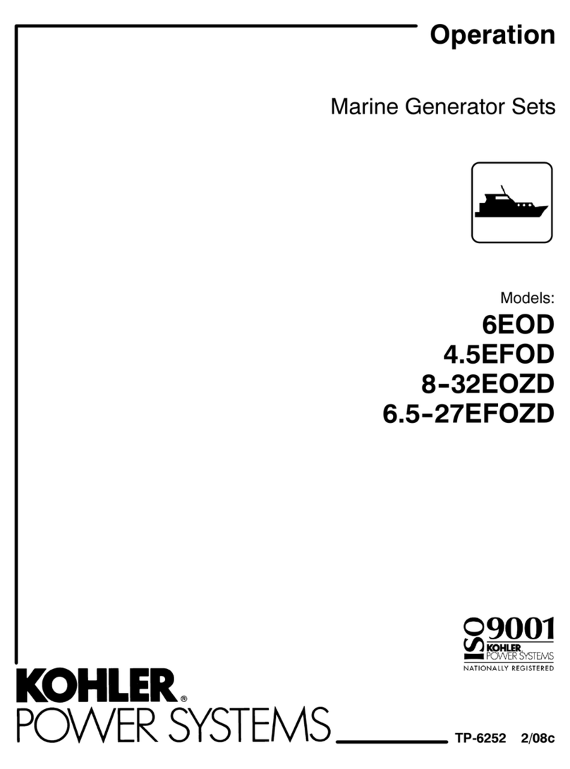 Kohler 6EOD Operation