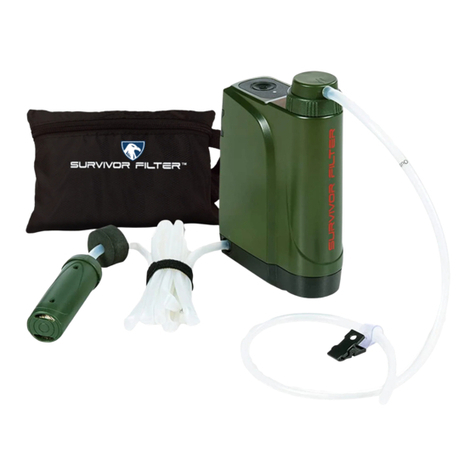 Survivor Filter PRO X Electric Survival Filter instruction manual Survivor Filter PRO X Electric Survival Filter instruction manual