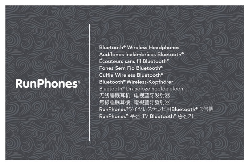 AcousticSheep RunPhones User manual