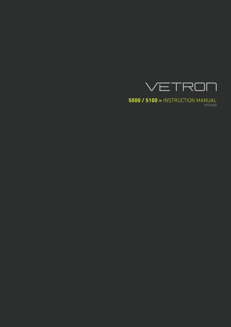 VETRON 5000 instruction manual