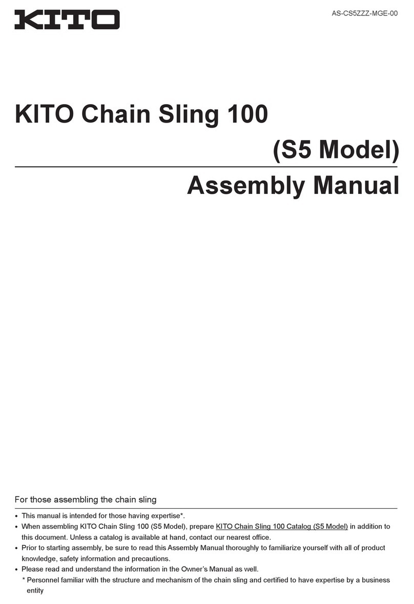 KITO Chain Sling 100 Assembly manual