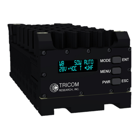 TriCom TCR-U-50 Operator's manual