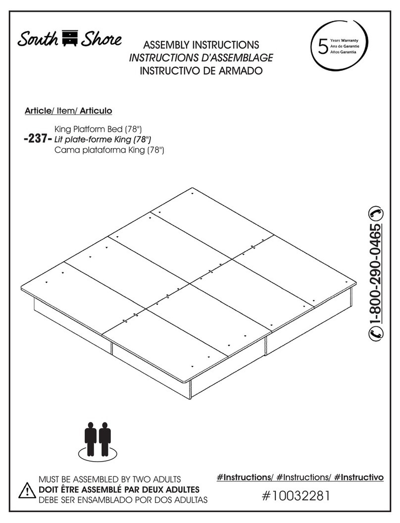 SouthShore 237 Assembly instructions