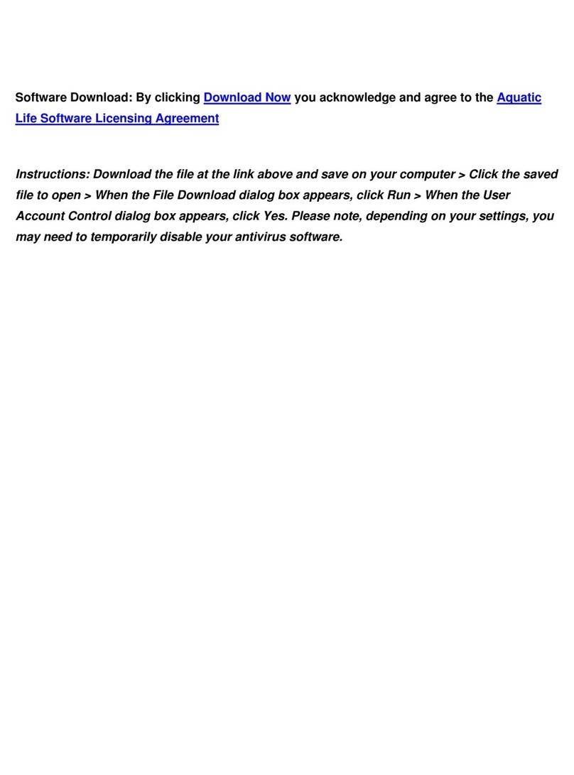 AquaticLife 420309 Installation & maintenance guide AquaticLife 420309 Installation & maintenance guide