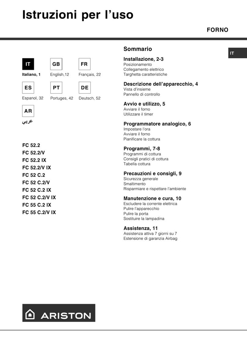 Ariston FC 52.2 User manual
