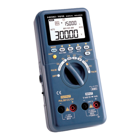 Hioki 7015 User manual