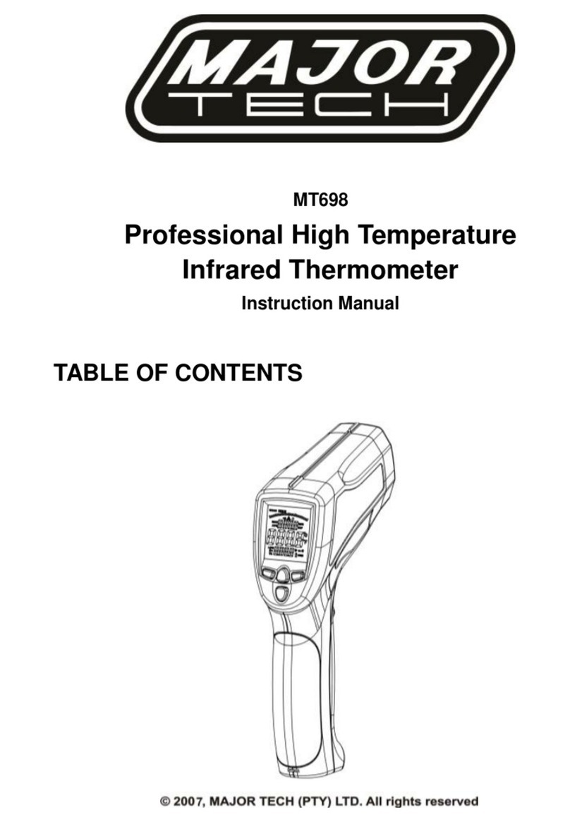 Major tech MT698 instruction manual