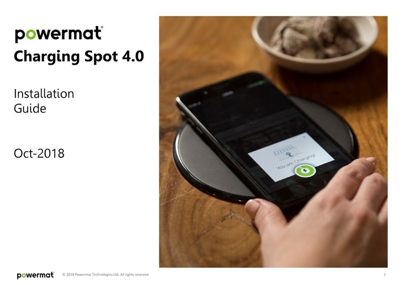Powermat Charging Spot 4.0 User manual