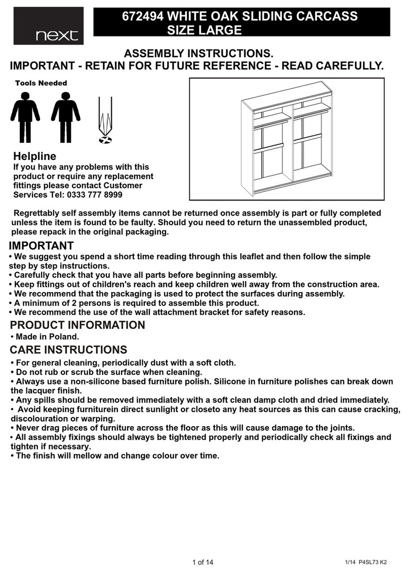 Next 672494 User manual Next 672494 User manual